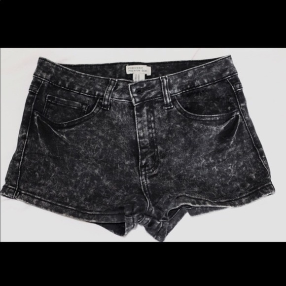 forever-21-shorts-forever-2-premium-denim-shorts-black-poshmark